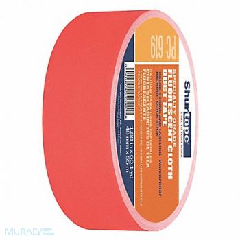SHURTAPE Duct Tape FluorescentOrange 1 7/8inx60yd, 53XM32