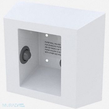 BESTCARE Toilet Paper Holder (1) Roll Powder, 53XU69