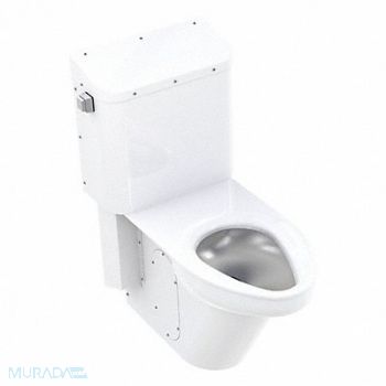 BESTCARE Ligature Resistant Toilet White Top Spud, 53XV01