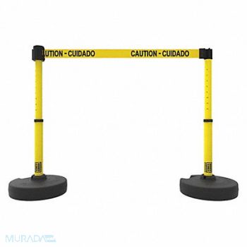 BANNER STAKES PLUS Barrier Set X2 Caution-Cuidado Ylw, 53XW02
