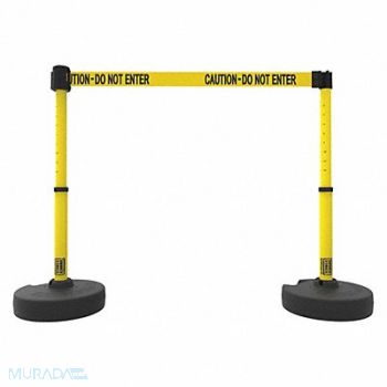 BANNER STAKES PLUS Barrier Set X2 Cutn-Do Not Entr Ylw, 53XW03