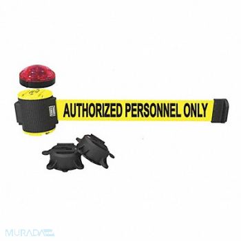 BANNER STAKES Belt Barrier Matte Yellow Belt, 53XW48