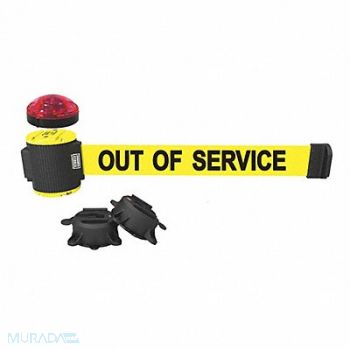 BANNER STAKES Belt Barrier Yellow Out of Service Belt, 53XW50
