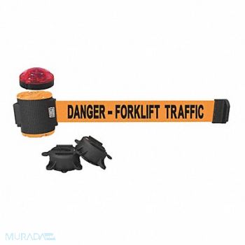 BANNER STAKES Belt Barrier Matte Orange Belt, 53XW57