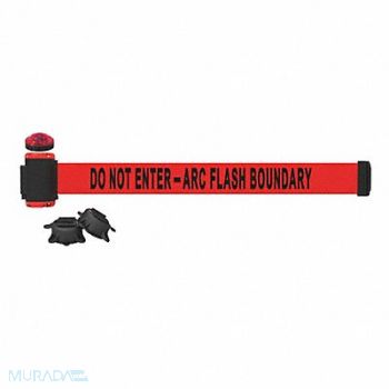 BANNER STAKES Belt Barrier Matte Red Belt, 53XW69