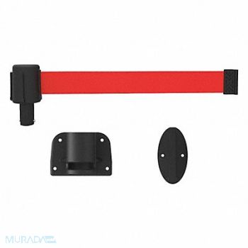 BANNER STAKES Belt Barrier Matte Red Belt, 53XW76