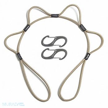 ABILITY ONE Bungee Cord 36 L End Type Hook and Loop, 53YH83