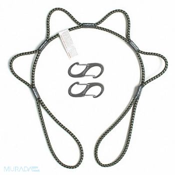 ABILITY ONE Bungee Cord 36 L End Type Hook and Loop, 53YH89