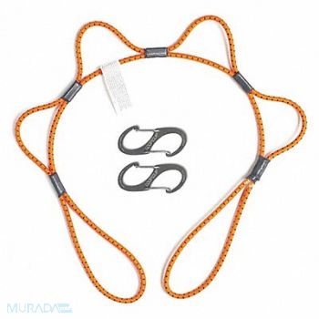 ABILITY ONE Bungee Cord 36 L End Type Hook and Loop, 53YH91