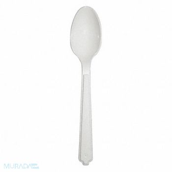 ABILITY ONE Spoon White Skilcraft Med PK100, 53YJ29