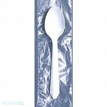 ABILITY ONE Spoon White Skilcraft Med PK1000, 53YJ36