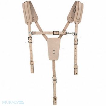 KLEIN TOOLS Leather Suspenders, 807GT0
