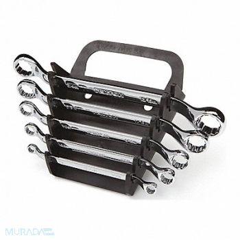 TEKTON OffSet Box End Wrn Set SAE 5pc 45deg., 541C10