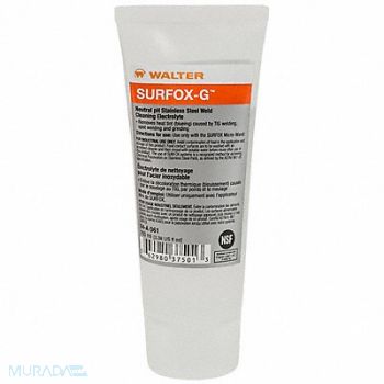 WALTER SURFACE TECHNOLOGIES Weld Cleaning Electrolyte 100mL Tube PK6, 49H747