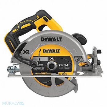 DEWALT Cordless Circ Saw 7-1/4 in Blade Dia, 54DD20