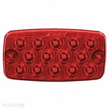 MAXXIMA LED Marker Rectangular Red 4-5/8 L, 54DE15