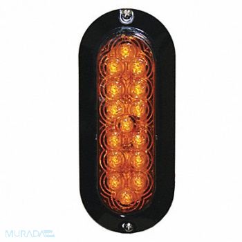 MAXXIMA Turn Light Oval Amber 7-13/16 L, 54DE30