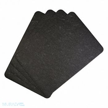 PIG Sink Dryer Mat Black Thickness 1/8 PK4, 54DE88