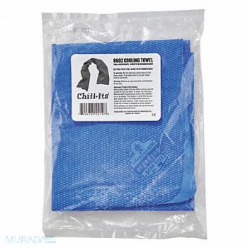 CHILL-ITS BY ERGODYNE Evaporative Cooling Towel Blue PK50, 54DF05