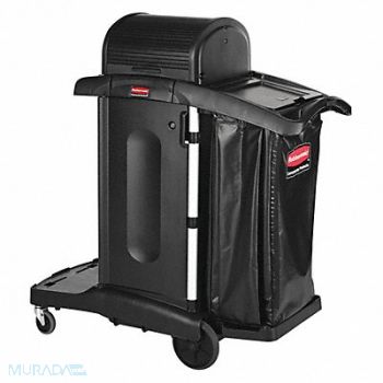 RUBBERMAID COMMERCIAL PRODUCTS Janitor Cart 54 in H 34 gal Cap., 54DF26