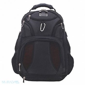 ECO STYLE Laptop Backpack Black 15-1/2 W, 54DF65