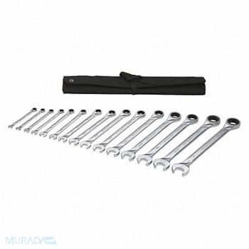 WESTWARD Combo Wrench St Steel Fll Plish Standard, 54DG26