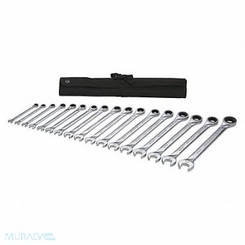 WESTWARD Combo Wrench St Steel Fll Plish Standard, 54DG27