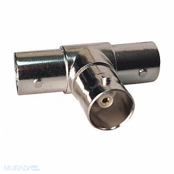 VITEK Coaxial T Connector (3) BNC Female PK10, 483C17