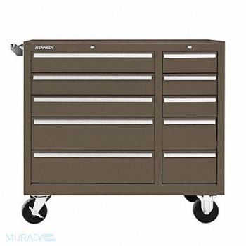 KENNEDY Rolling Tool Cabinet Brown Heavy Duty, 54DM84