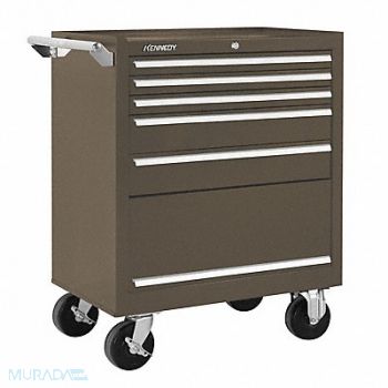 KENNEDY Rolling Tool Cabinet Brown Heavy Duty, 54DN20