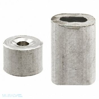 PRIME-LINE Ferrules Stops Aluminum Silver PR, 54DR01