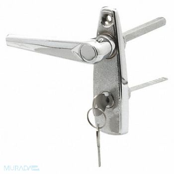 PRIME-LINE Handle and Locking Unit Chrome Silver, 54DR90