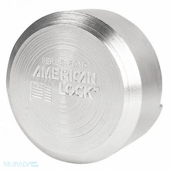 AMERICAN LOCK Keyed Padlock 2 7/8 in H Round Silver, 54DX40