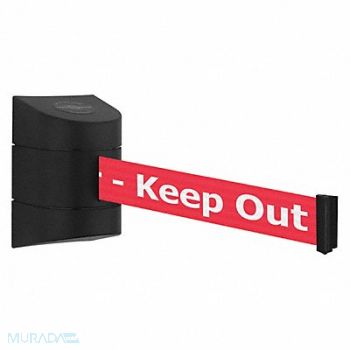TENSABARRIER Wall Belt Barrier Red Danger - Keep Out, 54EE46