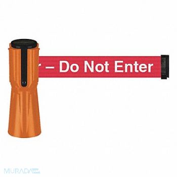 TENSABARRIER Retractable Barrier Tape Orange Finish, 54EE54