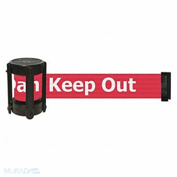 TENSABARRIER Barrier Post Plastic Post Black Finish, 54EE66