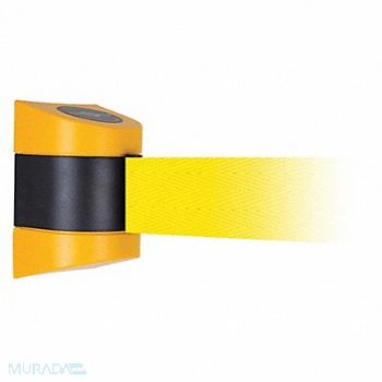 TENSABARRIER Barrier Post Plastic Post Yellow Finish, 54EE67