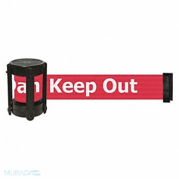 TENSABARRIER Barrier Post Plastic Post Black Finish, 54EE72