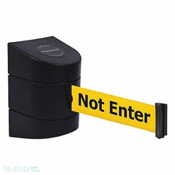 TENSABARRIER Barrier Post Plastic Post Black Finish, 54EE79
