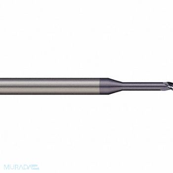 MICRO 100 Ball End Mill Single End 1/4 Carbide, 54ET71