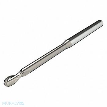 MICRO 100 Ball End Mill Single End 1/4 Carbide, 54ET63