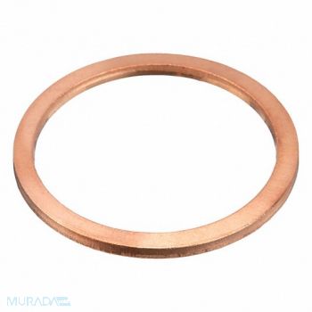 GRAINGER APPROVED Annld Wshr Plain Copper M28 34x2mm 10PK, 54FR07