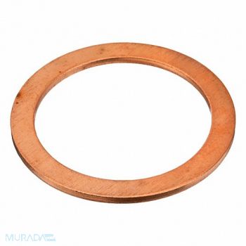 GRAINGER APPROVED Annld Wshr Plain Copper M35 45x2mm 10PK, 54FR13