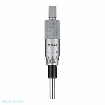 MITUTOYO Micrometer Head 0 to 25mm Range Steel, 54GE53