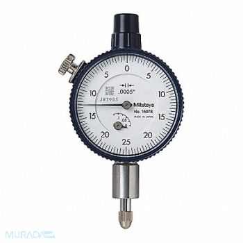 MITUTOYO Dial Indicator 0 to 0.125 Range White, 54GE55