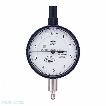 MITUTOYO Dial Indicator 0 to 0.050 Range White, 54GE65
