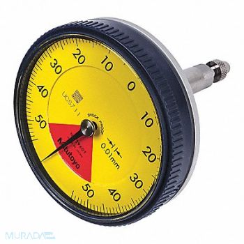 MITUTOYO Dial Indicator 0 to 0.1mm Range White, 54GE69