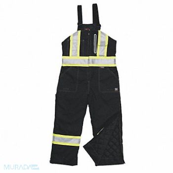 TOUGH DUCK Bib Overalls Black 30 Inseam, 54GY03