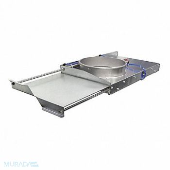 AMERICAN BLOWER SUPPLY Auto Blastgate 10 Duct Sz 23-43/64 L, 54GZ36