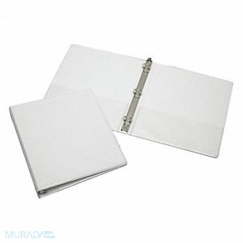 ABILITY ONE 3-Ring Binder 2 White, 54HD31